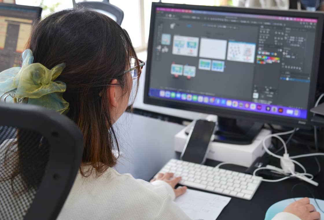 Web制作の現場の様子