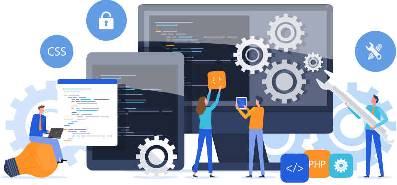 ホームページ制作のイラスト